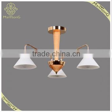 Trade Assurance Supplier Classic Wood Base Ceiling Lamp with E14 Light Source