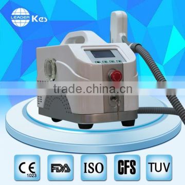 Mongolian Spots Removal Mini Tattoo Removal Telangiectasis Treatment Technology Nd Yag Laser Q Switch Machine Permanent Tattoo Removal