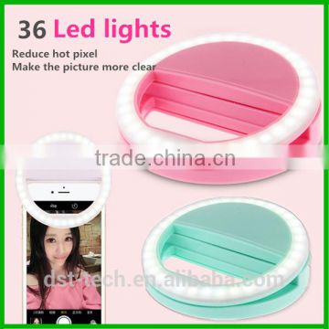 Selfie light ring use night