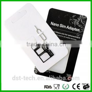 4 in 1 Cheap Standard Sim Card Nano Sim Card Adapters