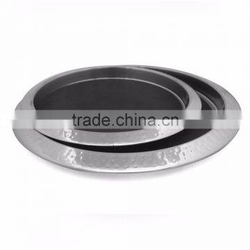 2016 Latest Stocked Stainless Steel Serving Tray With Anti Slip Silicon Mat photo-3