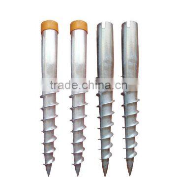 ground screw anchor for fencein