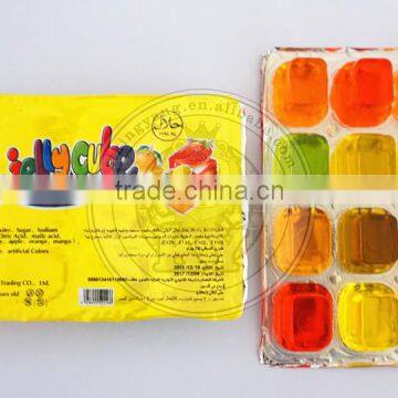 Halal 12pcs Colorful Fruit Mini Cube Jelly Pudding photo-3