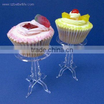 clear acrylic mini cupcake display stand