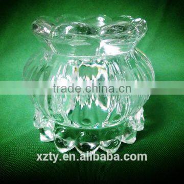 100 ml Lotus Lotus Lotus Shaped Recycled Crystal Wax Empty Container Decorative Candle Holder