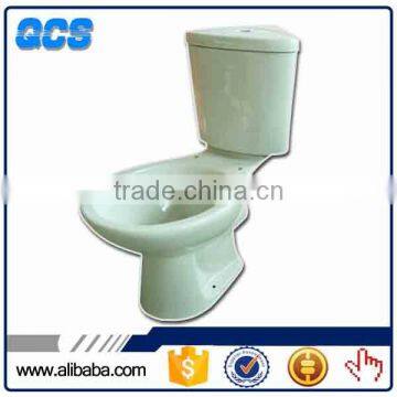 Hebei bathroom ceramic wash down two piece corner toilet