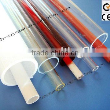 Ozone Free Red/Clear Quatz Glass Tube