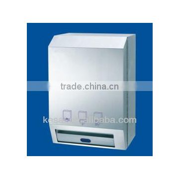 Stainless steel auto cut roll towel paper dispenser of KCZQ20K