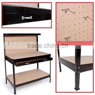 heavy duty steel portable workbench with drawer