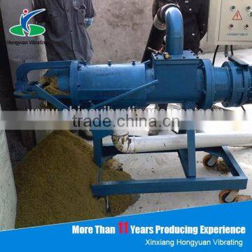 poultry cow dung dewatering spiral extrusion dryer