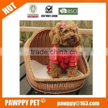 Luxury wholesale wicker rattan dog beds