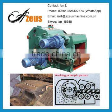 CE approved wood chipping machine, wood chipper shredder, wood chipper