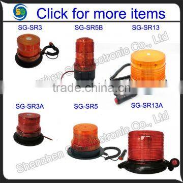 24V Rotating Beacon Light LED Strobe Light Amber LED-Rundumleuchte photo-6