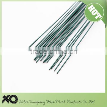 green plastic coated garden wire(factory)