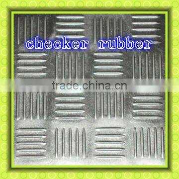 checker runner rubber flooring 3mm thickness anti slip five checker rubber mats