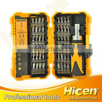 Cr-V 49Pcs Screwdriver Bit Set with Ratchet Handle