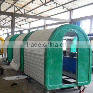 Top quality hand push food cart for sale