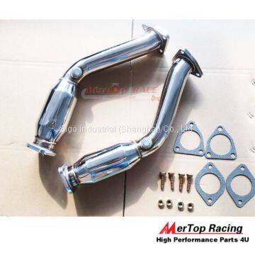 MerTop Exhaust Cat Delete Test Down Pipe Fits 03 04 05 06 N**an 350Z VQG35 photo-3