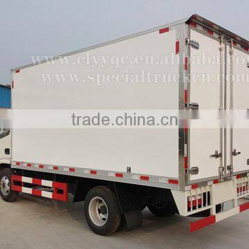 Dongfeng DFAC 3 TON Mini Refrigeration Unit 4x2 Food Refrigerator Van Truck for Sale