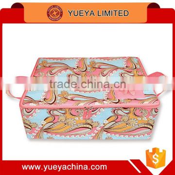 dragon printed large storage box case nonwoven fabric storage box container with zipper