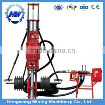 High Efficiency Diesel Air Compressor Portable Hydraulic Drilling Rig From China photo-2