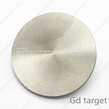 High purity 3N Gadolinium 99.9% rare earth Gd sputtering target