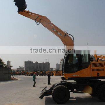 China New Hydraulic Excavator 9 Ton JGM909L Wheel Excavator for Sale photo-2