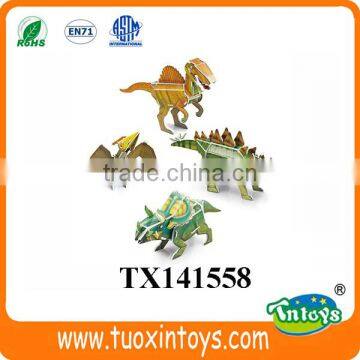 3D Animal Puzzle Dinosaur Designs Intelligent Toys for Kids 62pcs photo-5