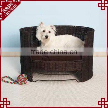 Pet Products 2016 Rattan Hand Weaving Luxury Pet Dog Bed Wholesale photo-2