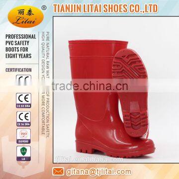 Lightweight pvc rain boots,work shoes,safety shoes