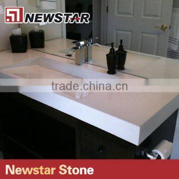 Newstar Quartz Countertop l Shaped Bathroom Vanity photo-6