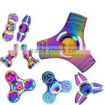 Colorful Rainbow Spinner, copper hand spinner toys wholesale