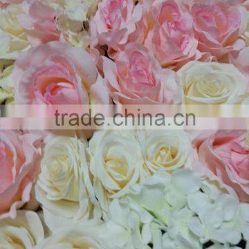 Wooden Wall Flower Decoration,silk Flower Background Wall for Wedding photo-5