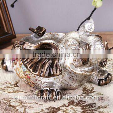 Polyresin Antique Elephant Wholesale Ashtray photo-3