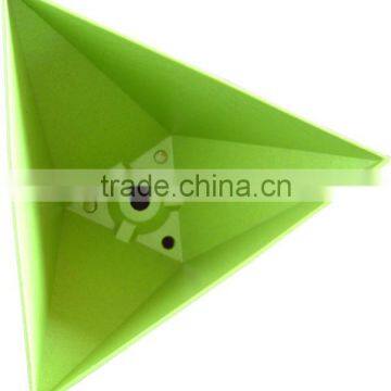 Biodegradable Colorful Plastic Flower Pots Eco Plant Fiber Pots photo-2