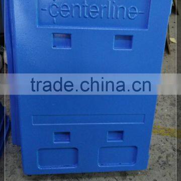 Vacuum forming plastic recycle bin