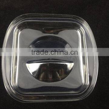 PET Lid for Salad Bowl, Easy Handle Plastic Lid, New Design Clear Lid for Ceramic Tableware photo-2
