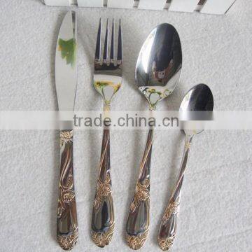 Gold-plated Stainless Steel Flatware Set Cutlery Set photo-4