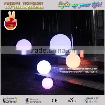 floating Waterproof pool ball / led light up decor balls lighting