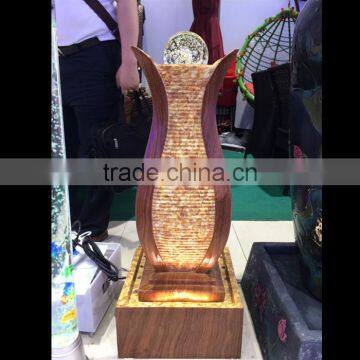 Factory Design Resin Garden Water Fountains Fiberglass Outdoor Resin