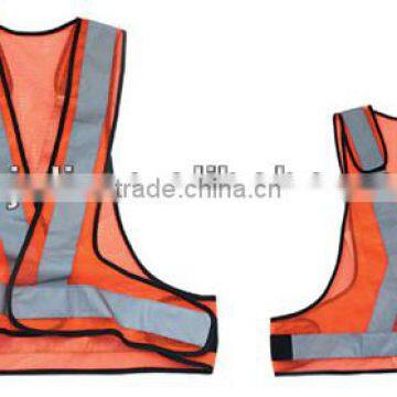 High visibility red safety vests for women/man