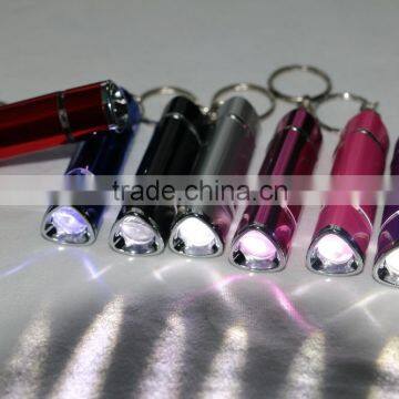 Promotional Mini Size Aluminum Alloy LED Light Torch , Outdoor Camping Flashlight