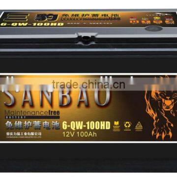 Lead Acid Maintenance Free Car Battery 95D31MF 12V80AH photo-2