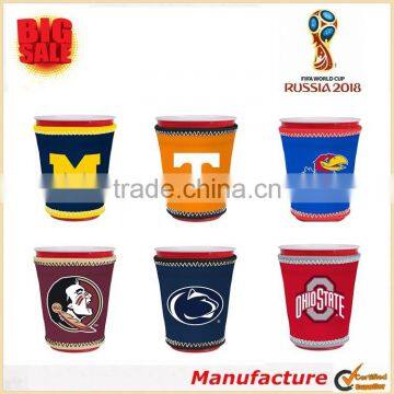 2018 World Cup Neoprene Sleeve High Quality Cheap Price Promotional Gift Cup Sleeve Fitting Plastic Cups/Pint Glasses/Coffee Cup photo-2
