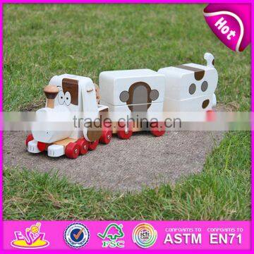 2015 Colorful Wooden Toy Blocks Train for Kids,Fashionable Children 18PCS Wooden Toy Train,Lovely Baby Wooden Toy Train W05C014 photo-5