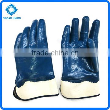 Nitrile Fully Coated Working Gloves With Safety Cuff