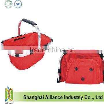 Colorful Folding Portable Picnic Basket Tote (CBS033)