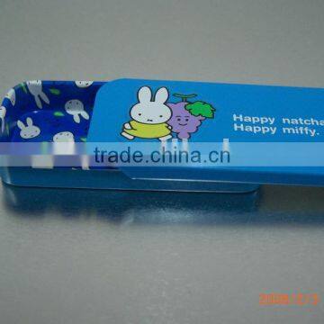 Mini Sliding Tin Case for Lipbalm, Slide Tin Case