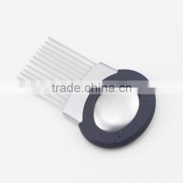 High Quality Stainless Steel Potato Tomato Onion Slicer Holder With Odor Remover photo-2