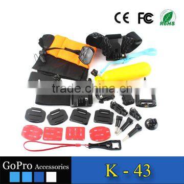 Bundle of Accessories Sets Kit Used for Gopros Heros 4 Action Camera Case photo-3